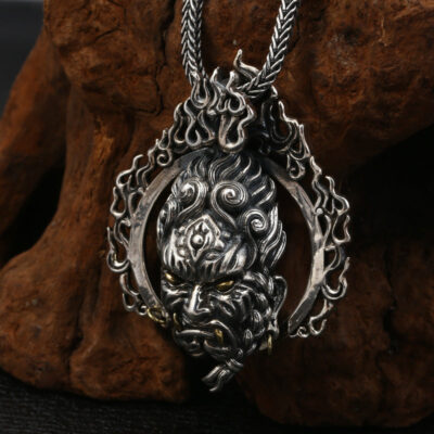 Sterling Silver Acala Pendant Men's Necklace