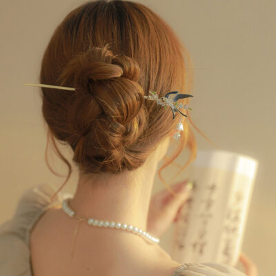 Linghua Flying Swallow Tassel Step Shake Hairpin