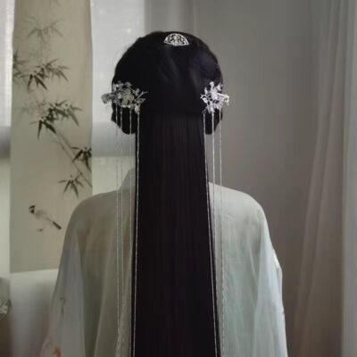 Ancient Fairy Attraction Long Tassel Hair Clip