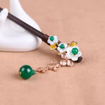 3whiteflowers4emeraldtasselhairpin.jpg