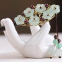 6GlassFlowers2ColoredStoneBarrelBeadsTasselHairpin.jpg