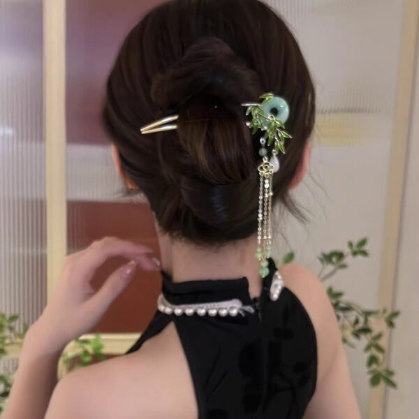 BambooLeaf3GourdtasselGreenBambooU-shapedHairpin-Lucky.jpg