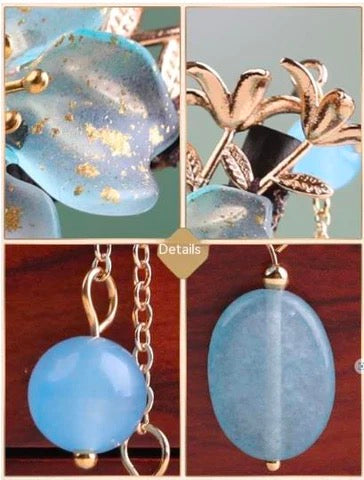 BlueFlowerBlueBeadTasselHairpin.jpg