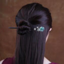 BlueFlowerCopperLeafHairpi.jpg
