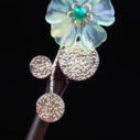 BlueFlowerCopperLeafHairpin-Wood.jpg