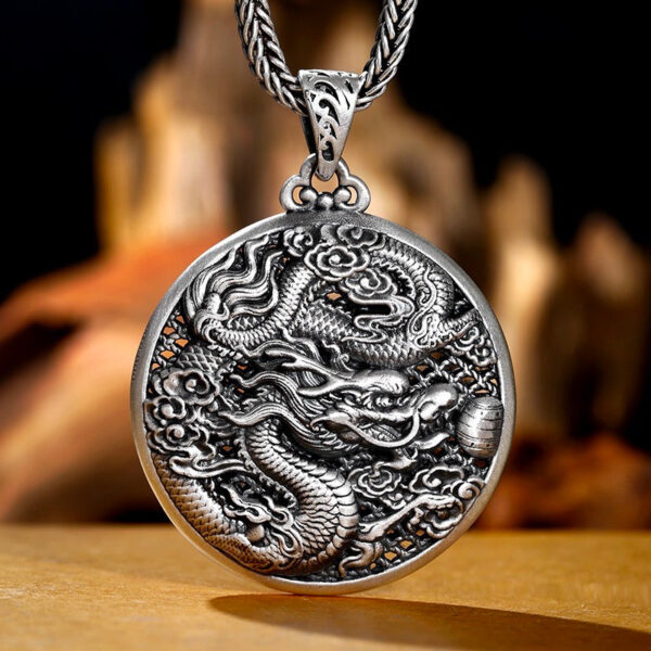 DragonsPlayingwithBeadsWireInlayRoundPendant.jpg