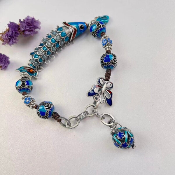 FishButterfly5BeadsEnamelBracelet.jpg