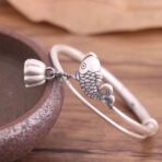 FishandLotusPodBracelet-Silver.jpg