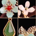 FlowerRedAgateJasperTasselHairpin.jpg