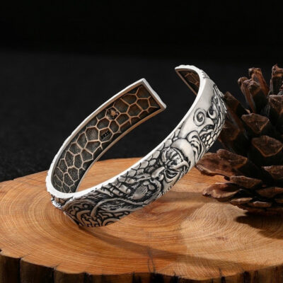 Sterling Silver Guan Gong Bracelet