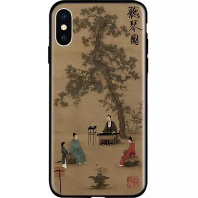 Listening Qin Art iPhone Case 2 Sets
