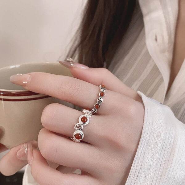LuckyCoinRedAgateRing_925SterlingSilverAdjustableRingwithRuyi_WealthSymbols.jpg