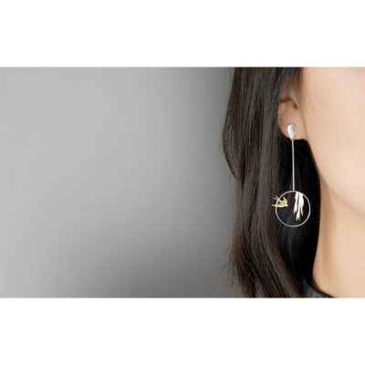 Willow & Flying Swallow Earrings