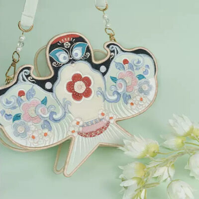 Chinoiserie Embroidery Hanfu Messenger Bag