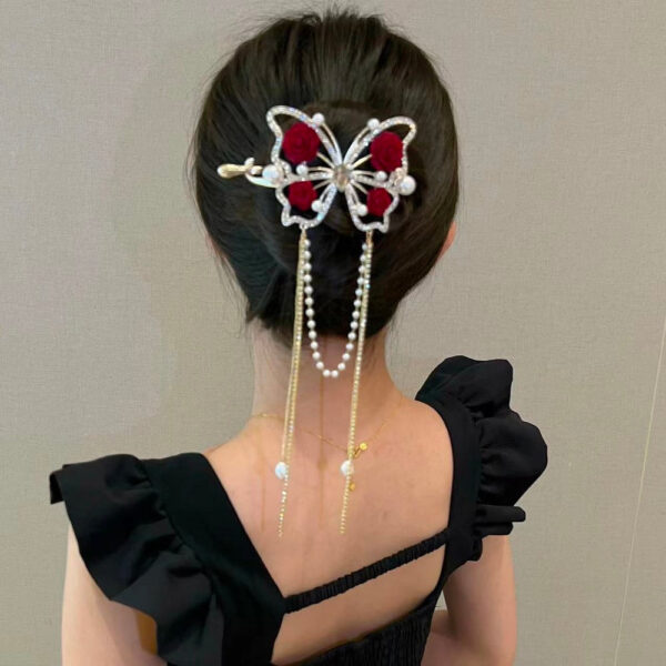 PearlRedButterflyTasselHairpin.jpg