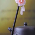 PinkFlower9BeadsTasselHairpin.jpg