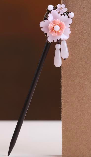 PinkFlowerTasselHairpin-Wood.jpg