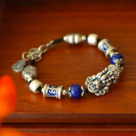 PixiuTongzhuandcharacterFuEnamelBracelet.jpg