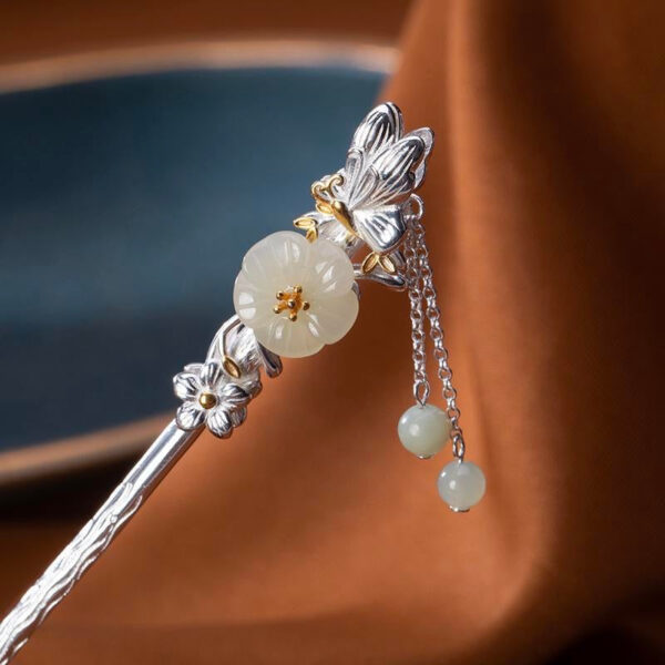 PlumBlossomButterflyHotanJadeHairpin-Silver.jpg