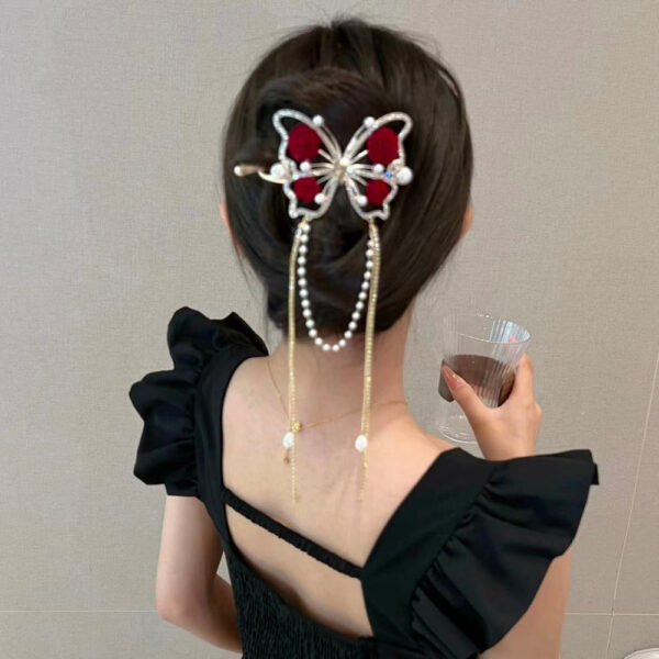 RedButterflyPearlTasselHairpin.jpg
