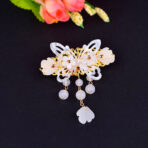 RetroChineseButterfly6BeadsflowerHairClip.jpg