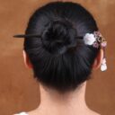 WhiteFlower2PinkBeadsTasselHairpin.jpg