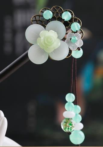 WhitePeony10BeadsTasselHairpin-Wood.jpg